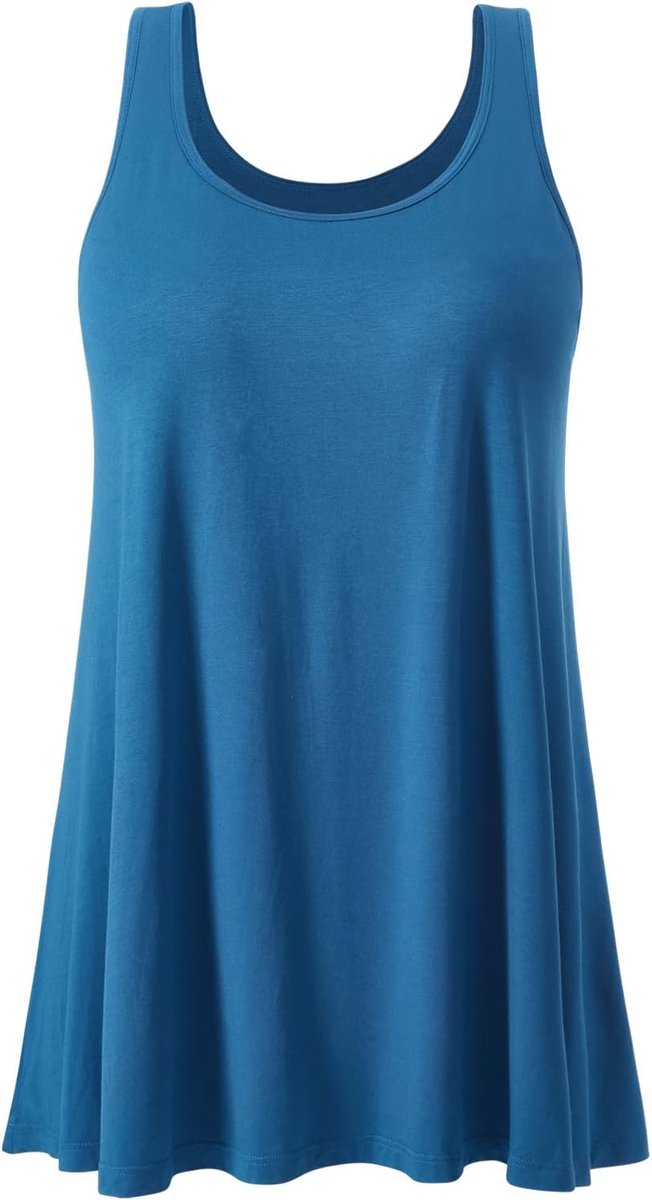Onderhemd voor dames, geïntegreerde beha, tanktop, losse pasvorm, losse mouwloze blouse, shirt, S-XXXXL