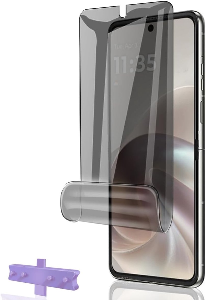 Displaybeschermfolie voor de Moto Razr 70, 1 stuks TPU privacy displaybeschermfolie, eenvoudige installatie, anti-spy folie voor Moto Razr 70 gehard glas