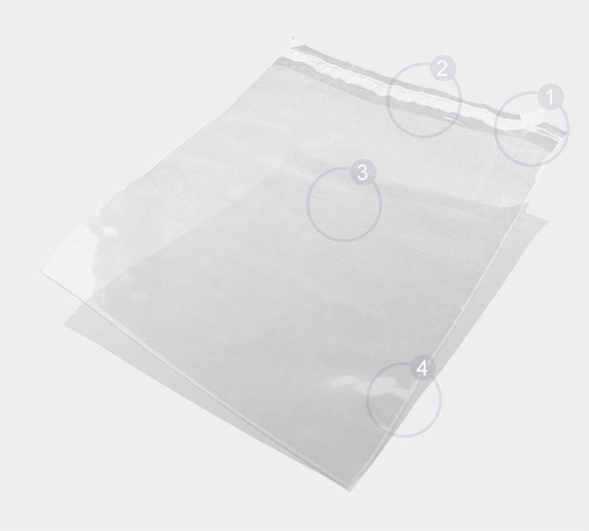 100 zakken verpakking handmatige verpakking 240 x 350 mm permanente sluiting zak, envelop, zakje verpakking, verpakking van levensmiddelen, textiel, brochures zak CEE-norm