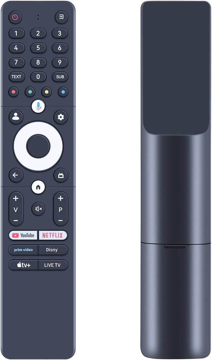 RC112GU RC112GUW Vervangende Afstandsbediening voor Thomson UHD Smart Android TV 43QG7C14 50QG7C14 55QG7C14 65QG7C14 75QG7C14 85QG7C14 100QG7C14 43QG5C14 50QG5. C14 55QG5C14