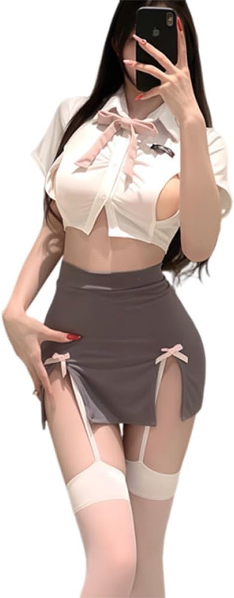cosplay secretaresse ondergoed Japanse nachtclub vrouwelijke student uniform