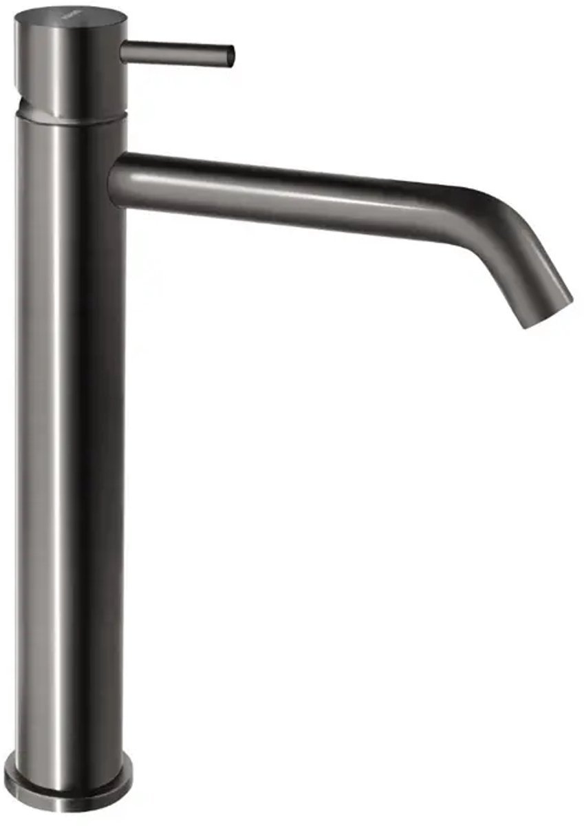 Novaservis Ferro Ciriculus - Wastafelkraan met Click-Clack afvoer, gun metal BCK2LGM