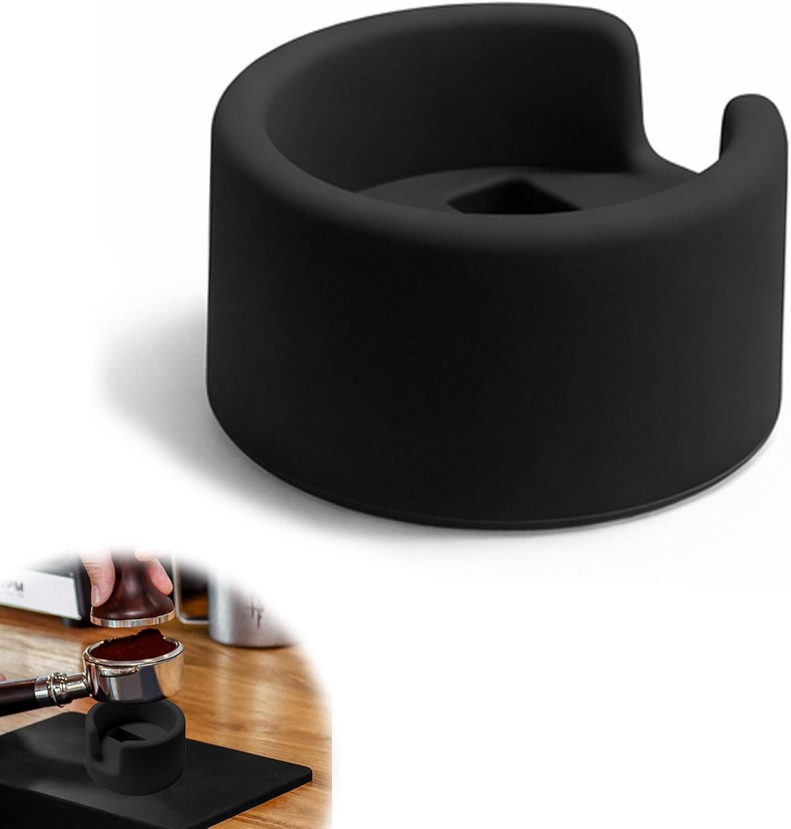 basis, verbetert de tamping stabiliteit en extractie, koffiestamper basis voor Luxe Café Premier ES601, professionele Barista accessoires zeefhouder