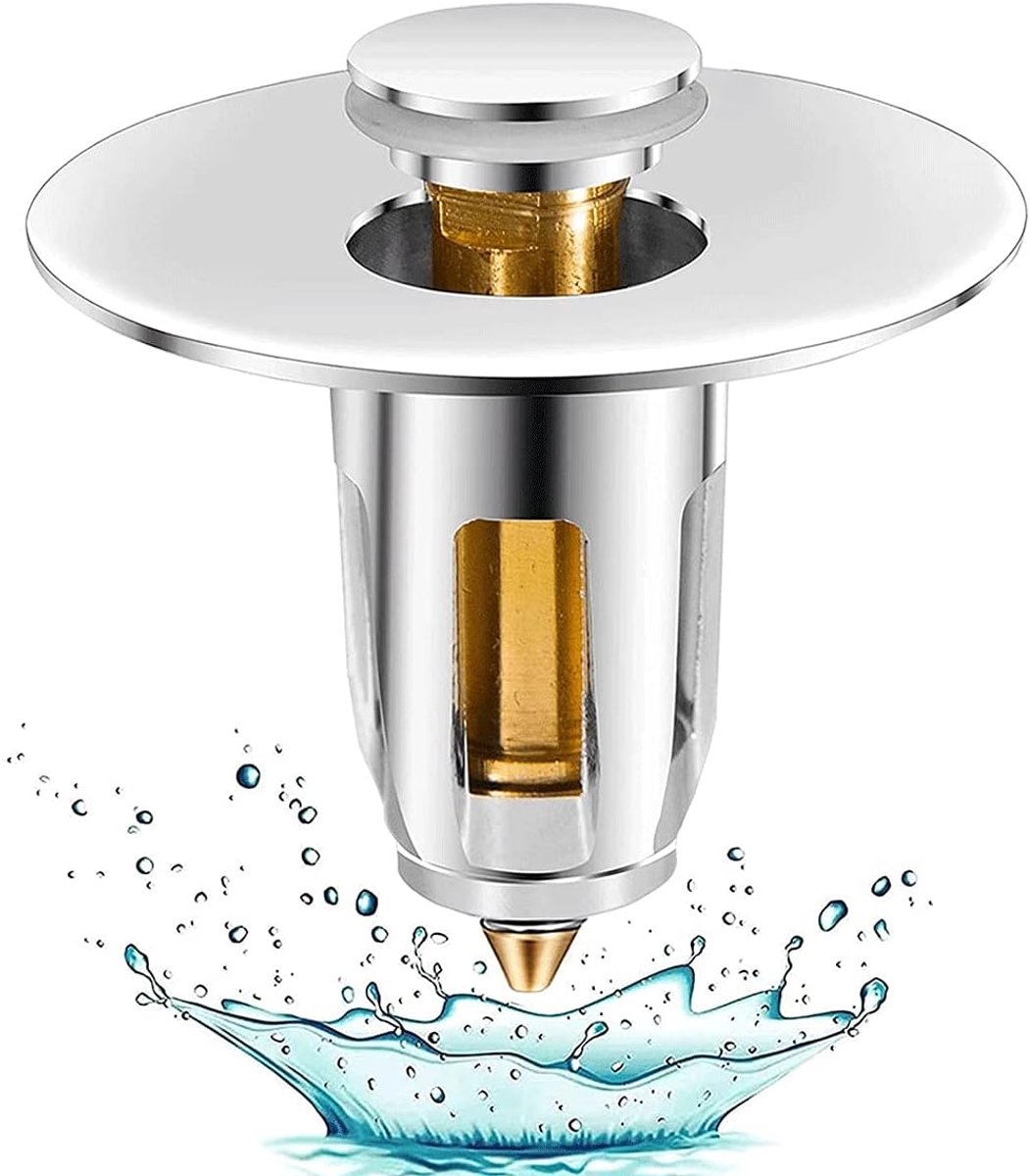 Afvoerfilter Badkamer Wastafel Stopper, Pop Up Drain Stopper, Bullet Core Type Pop Up Gootsteen Filter, Badkamer Gootsteen Stopper, Spoelbak Afvoerplug Keuken Gereedschap