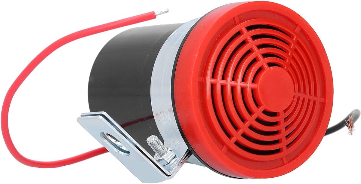 Omkeren Zoemer Alarm 105db - Universeel 12V 24V - Krachtige Geluidswaarschuwing - Verhoogt Voetgangersveiligheid - ShopVlot