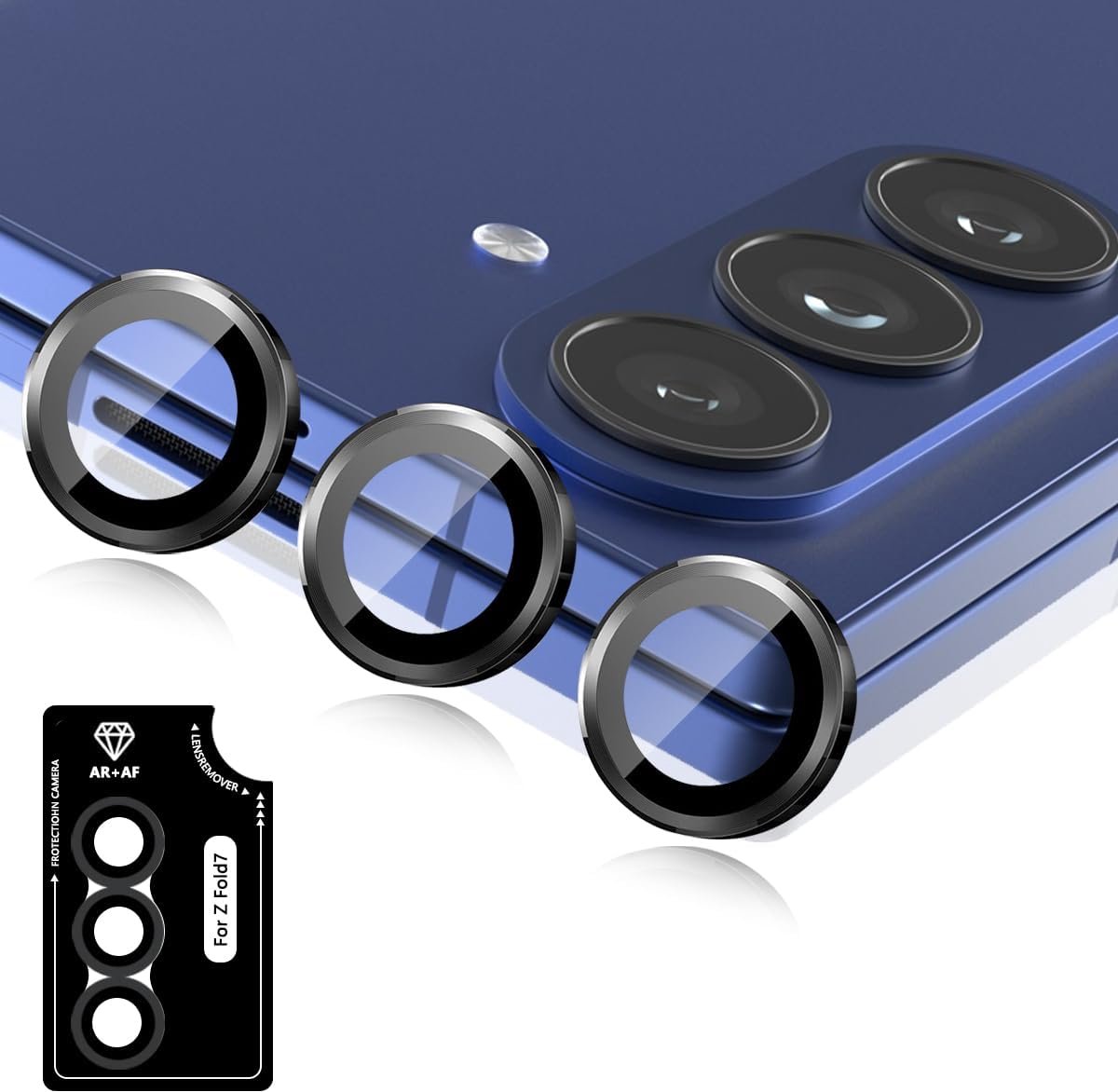 1 Stuk Camerabescherming voor Samsung Galaxy Z Fold 7, 9H Hardheid Pantser Beschermglas Lensbescherming Camera Bescherming, HD Transparant Ultra-Helder Krasbestendig Camera Beschermfolie voor