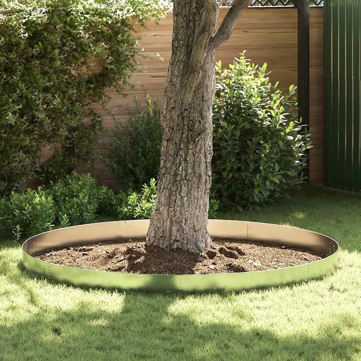 bloembedomranding, 10 stuks, verzinkt staal, 100 cm x 14 cm, robuust en vormbaar voor tuinbedden, gazonranden en sieroppervlakken