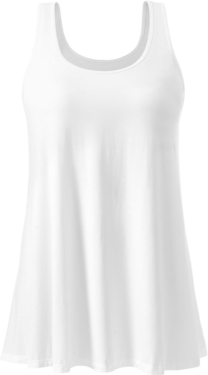 Onderhemd voor dames, geïntegreerde beha, tanktop, losse pasvorm, losse mouwloze blouse, shirt, S-XXXXL
