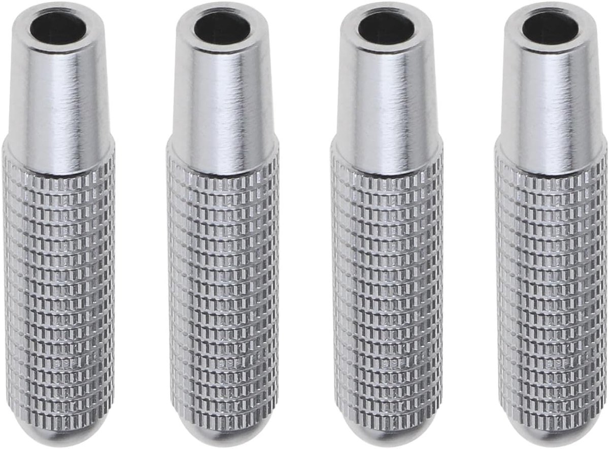 Deurslot voor autodeur, deurslot, knop, aluminiumlegering, 9,5 mm, knopafdekking, compatibel met Mercedes Benz Klasse W205/GLC X253/E W213/GLE W166 C292