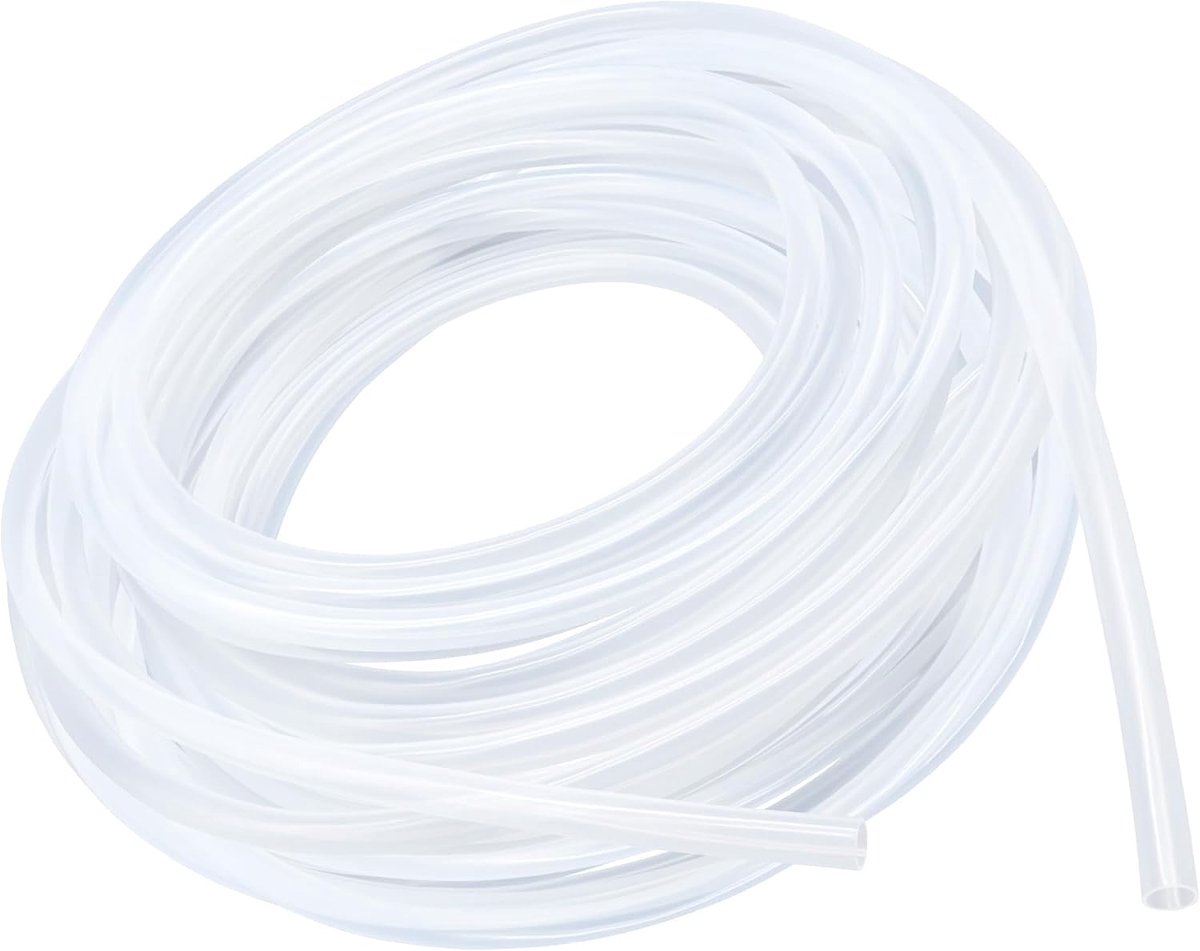 Slangen voedingskwaliteit slangen 6 mm x 8 mm, lengte 10 meter (32,8 voet), flexibele siliconen rubberbuis luchtslang waterleidingen
