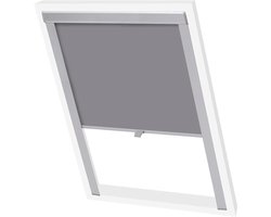 Dakraamrolgordijn met centraal trekmechanisme, verduisteringsrolgordijn van vuil- en hittebestendig polyester met aluminium coating voor war
