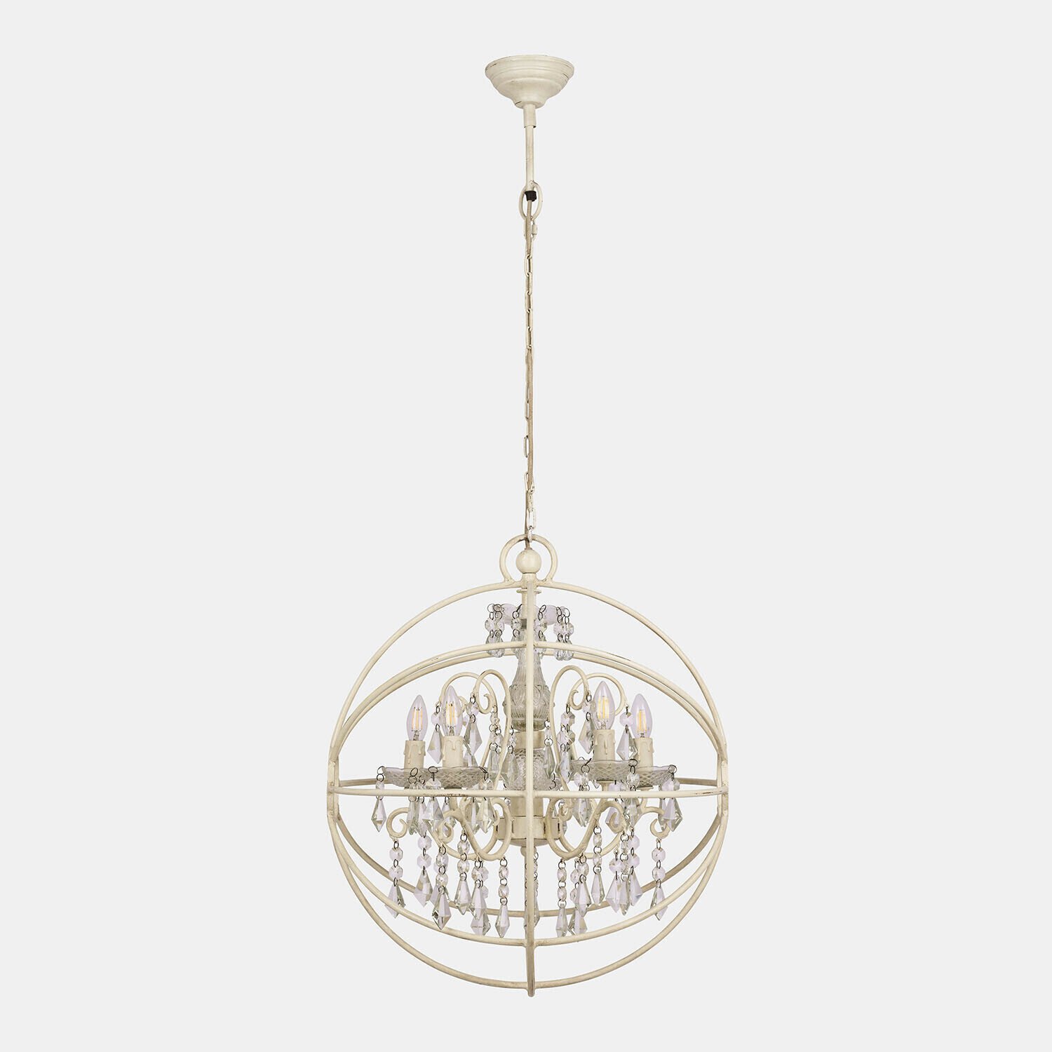 Loberon Hanglamp Élivienne antiekcrème