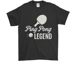 Ping Pong Shirt – Ping Pong LEGEND – Sport Outfit – Unisex T-Shirt voor Dames & Heren – Leuk Cadeau