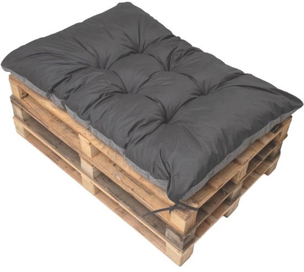 Palletkussens voor Stoelen en Banken - Zitzit Cushion 120 x 60 cm in Antraciet