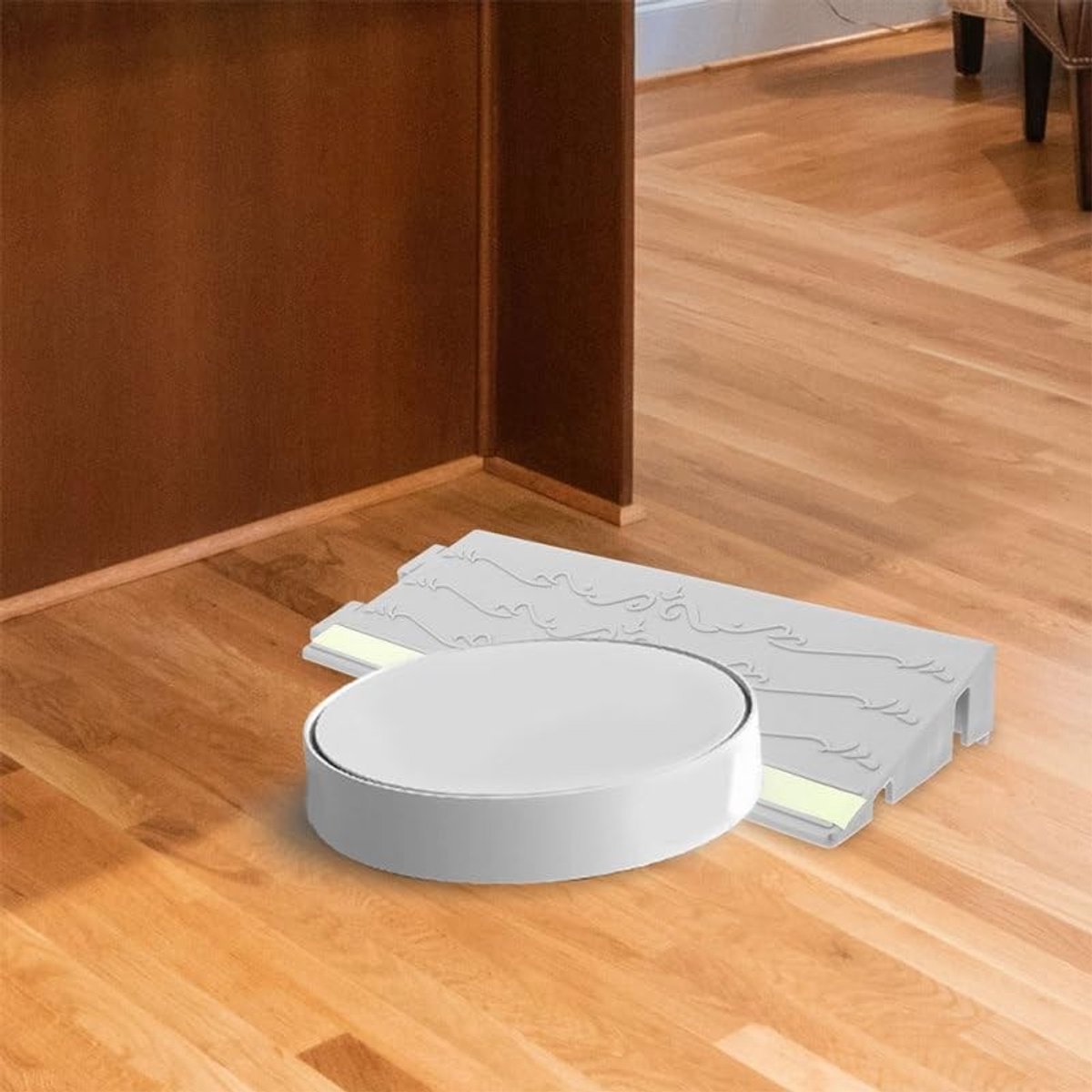 Non-slip Oprit voor Robotstofzuigers - Ideaal voor Drempels en Binnengebruik - Duurzaam en Gebruiksvriendelijk Ontwerp voor Eenvoudige Installatie en Huishoudelijke Schoonmaak