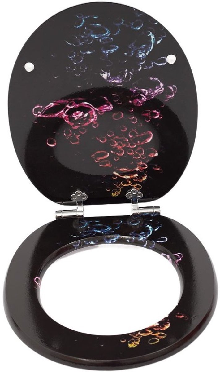 Houten WC-bril met Softclose - Diverse Vrolijke Prints - Eenvoudige Montage