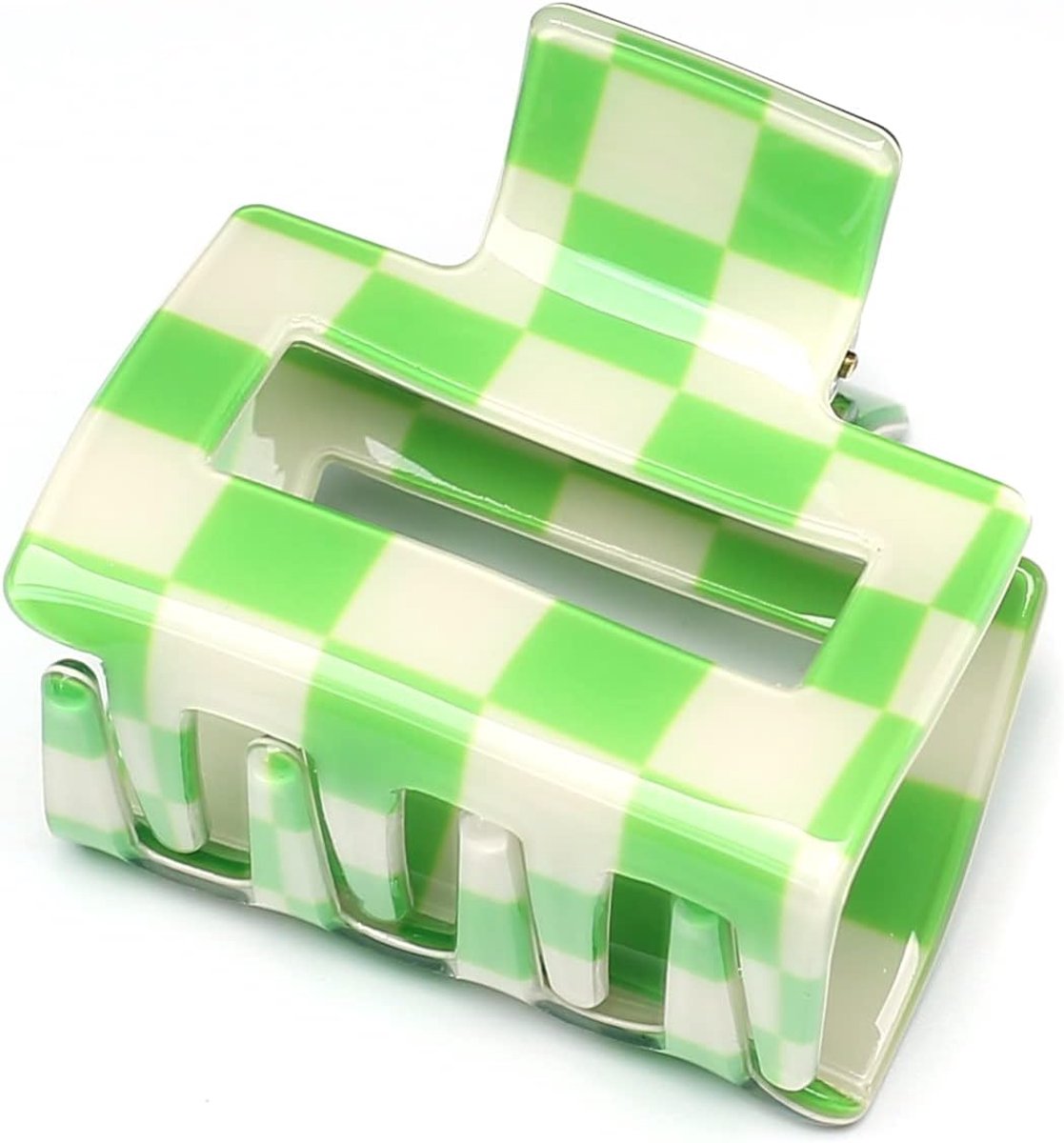 Haarclip haaraccessoires retro prachtige haarspelden fijn medium dik kort medium haar (groen)