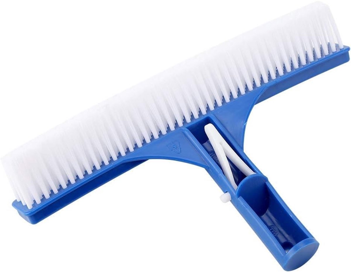 Professionele 10 inch Plastic Borstel voor het Schoonmaken van Zwembaden, Vloeren en Wanden - Effectieve Algenbestrijding en Onderhoud
