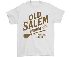 Witch T-shirt – OLD SALEM BROOM CO. ESTABLISHED 1681 – Halloween Outfit – Unisex T-Shirt voor Dames & Heren – Leuk Cadeau