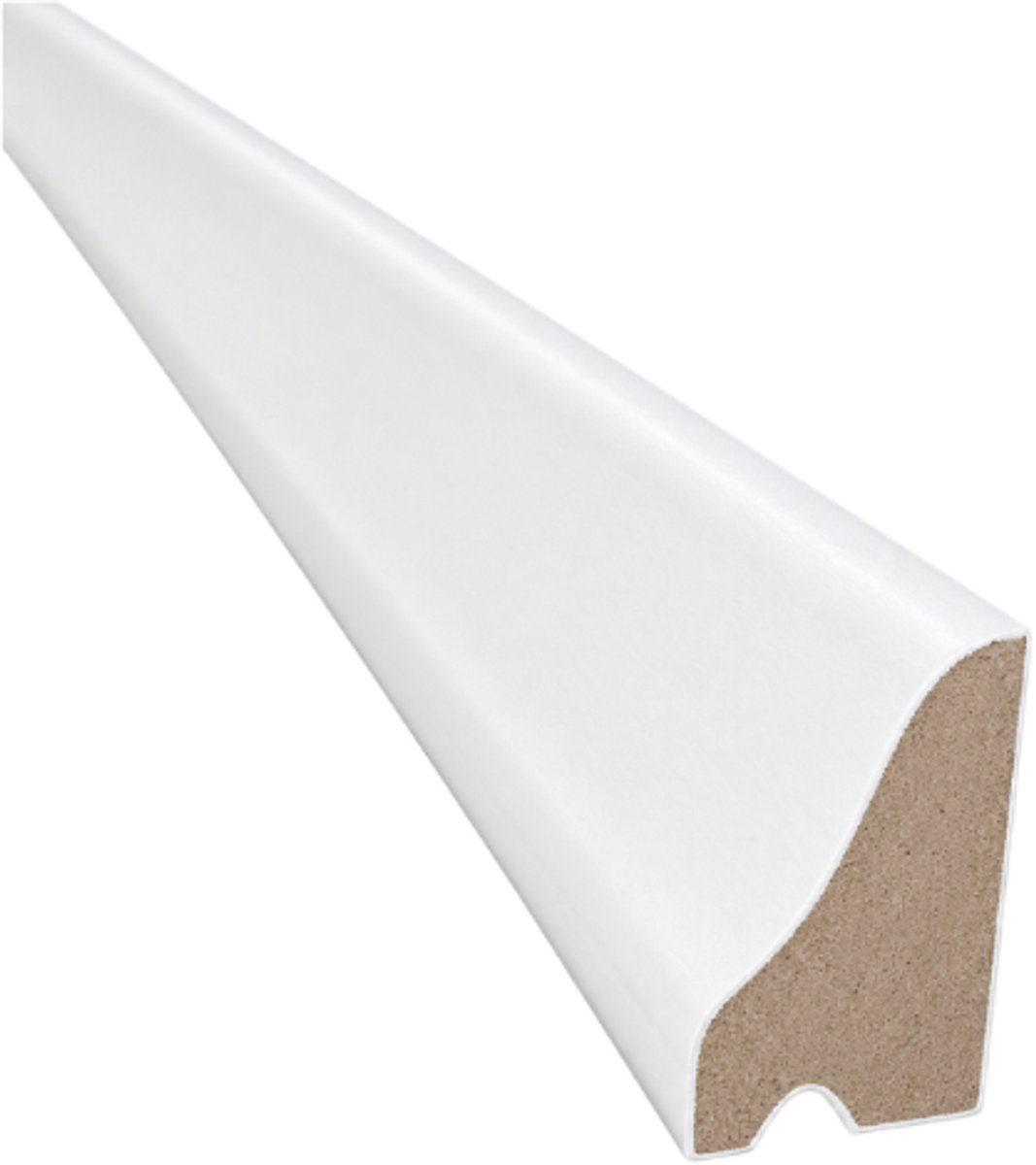 Merbau weldorpel 40x54 (lekdorpel) - Hout - wit gegrond - 122 cm