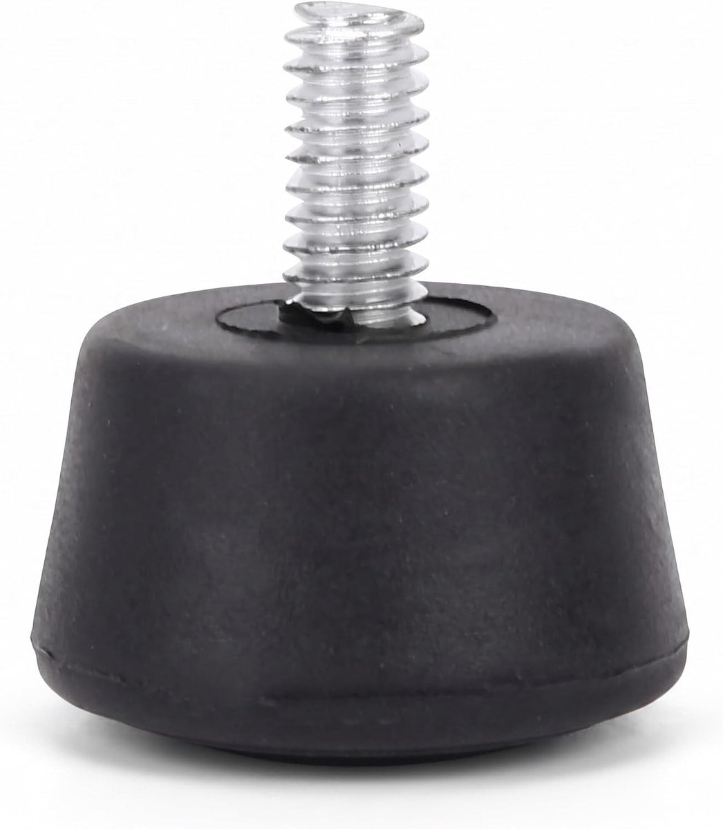Anti-slip Rubber Spike Foot Pad voor Statief en Monopod - Duurzaam en Stabiel, Geschikt voor Binnen en Buiten, 1/4 en 3/8 Inch Accessoire voor Fotografie