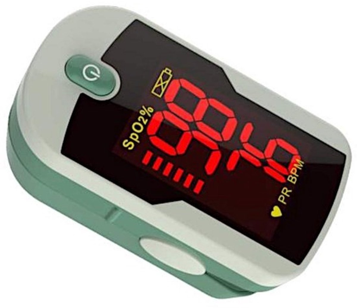 Betrouwbare Vingermeter voor Zuurstofsaturatie (SpO2) en Hartslag