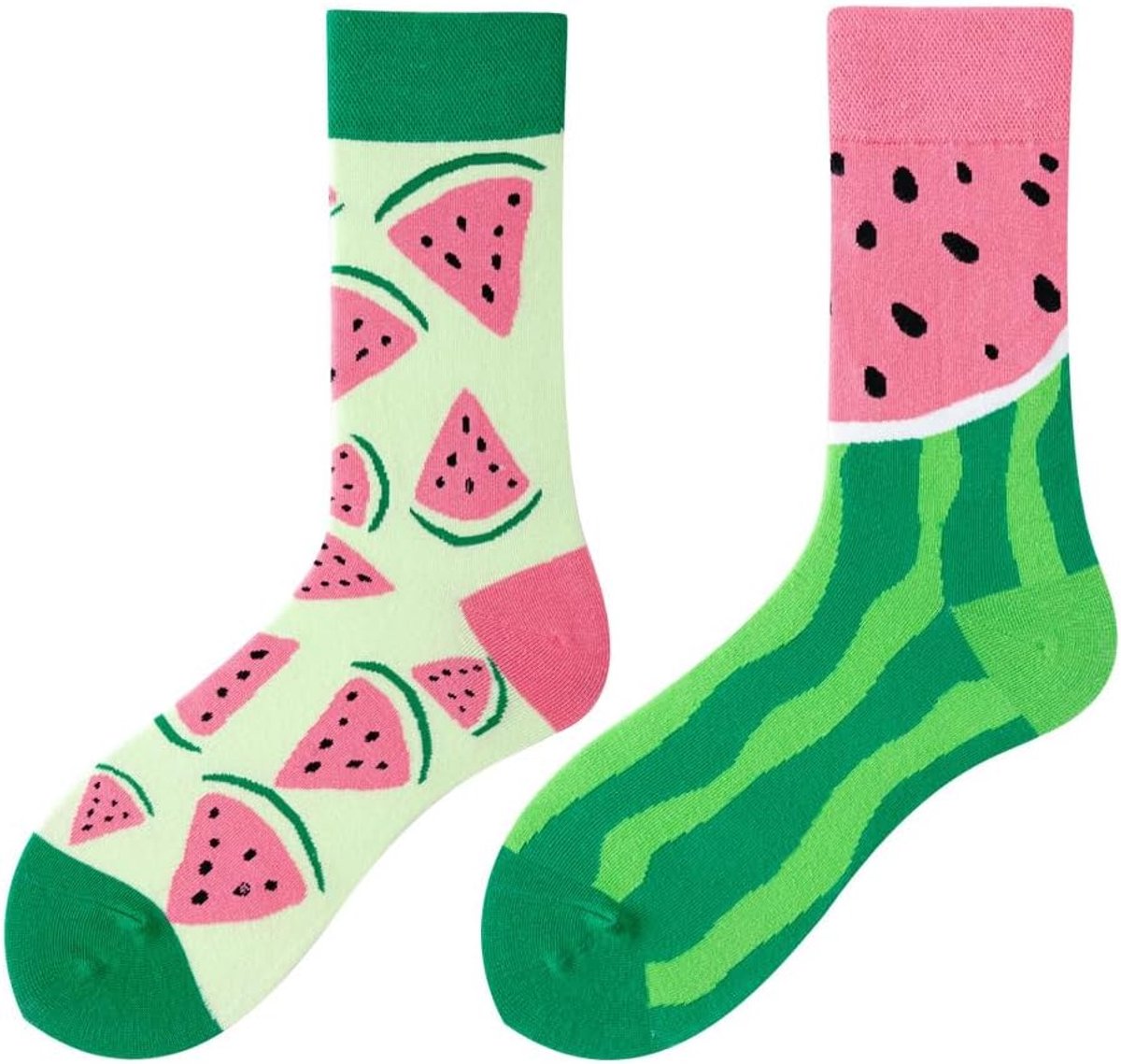 Sokken Voor Dames En Heren Unisex Veel Motieven Dieren Eten Fruit Sport Kunst Van Katoen Cadeau Asymmetrische Patronen Links En Rechts