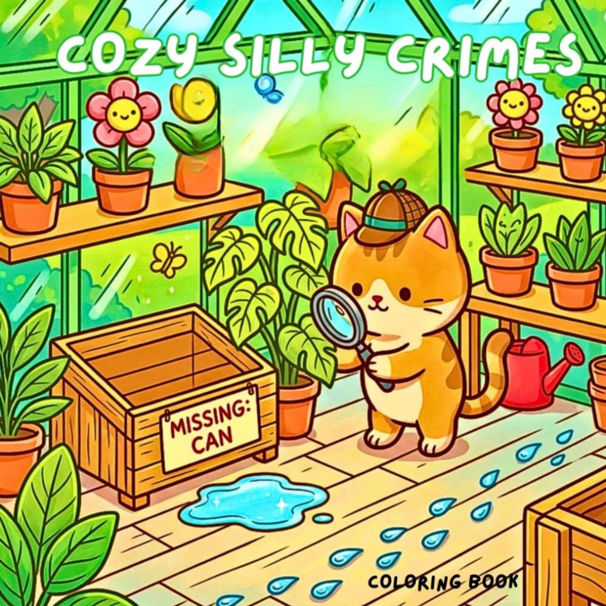 Silly Crimes Coloring Book