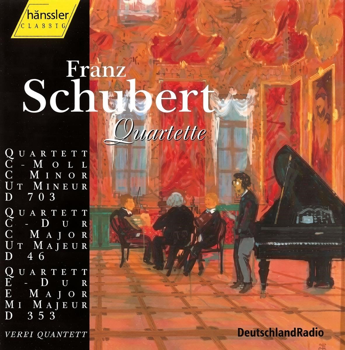 Verdi Quartett - Schubert: Quartette: Quartettsatz C-Moll D703 (CD)