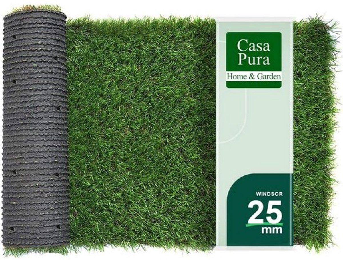 Luxe Kunstgras Tapijt 25mm Hoogte - Realistisch Siergras voor Balkon, Tuin en Terras