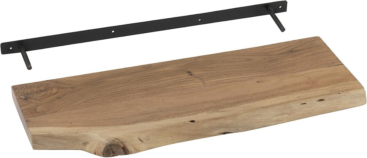 Muurplank Gerard Acacia Hout Naturel Small
