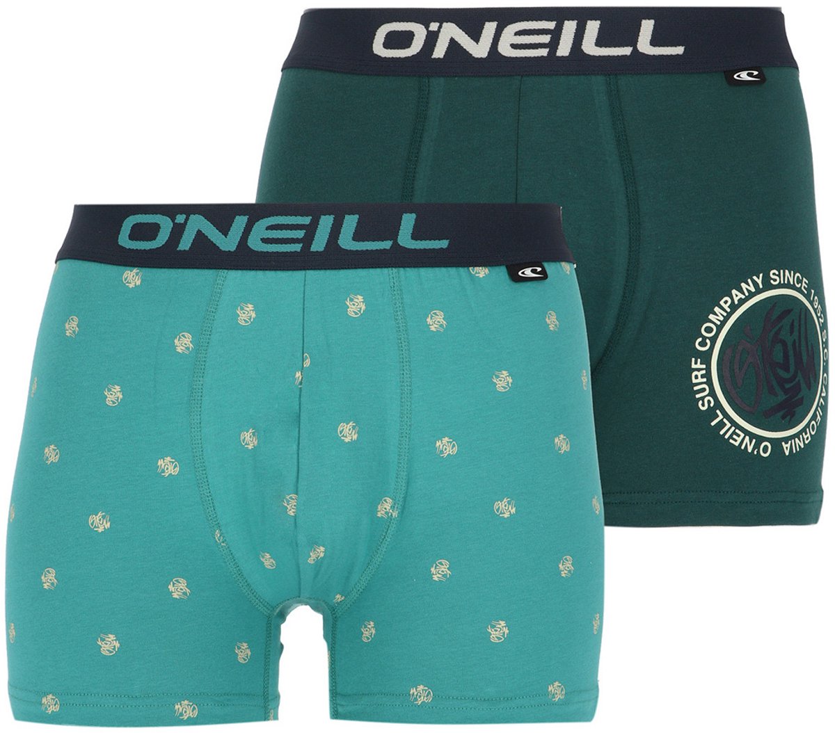 Heren Boxershorts | Graffiti Tag | Merk: O'neill | Kleur: Groen | Maat: S T/M Xxl | 6 Pack