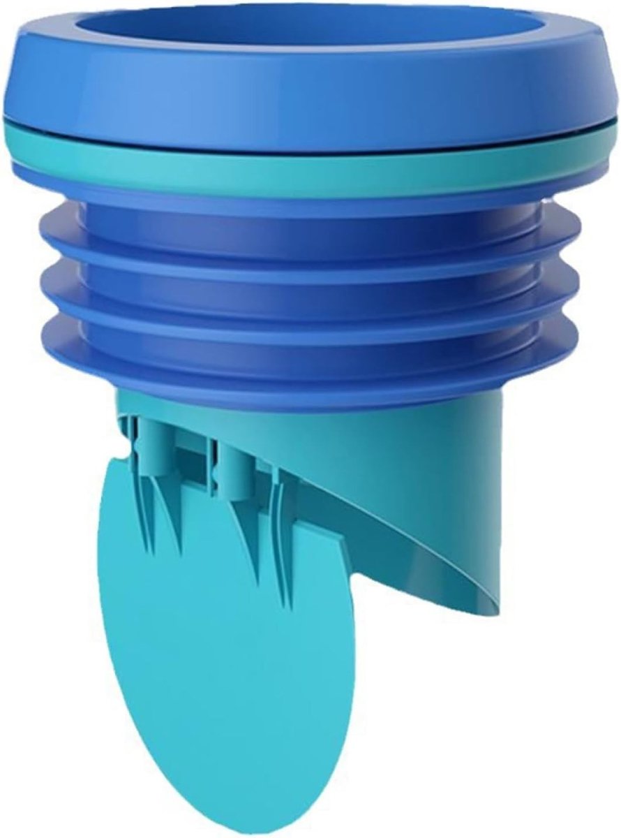 Leakproof Toilet Flange Sealing Ring voor 110mm Afvoer - Geurloze Afvoer Ring met Terugslagklep en Duurzaam Ontwerp