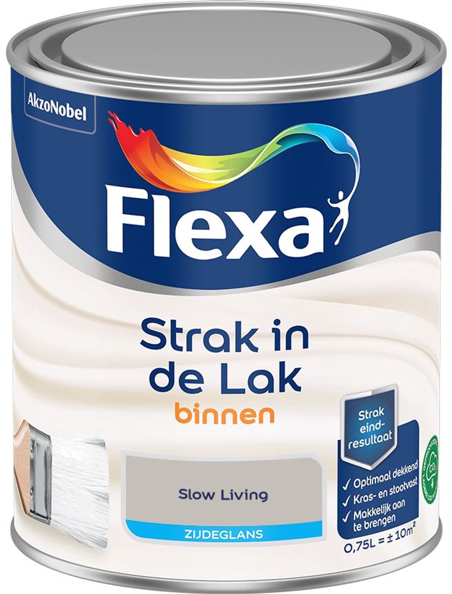 Flexa - Strak In De Lak Binnenlak Zijdeglans - Slow Living - 750 Ml - Kleur Van Het Jaar 2027