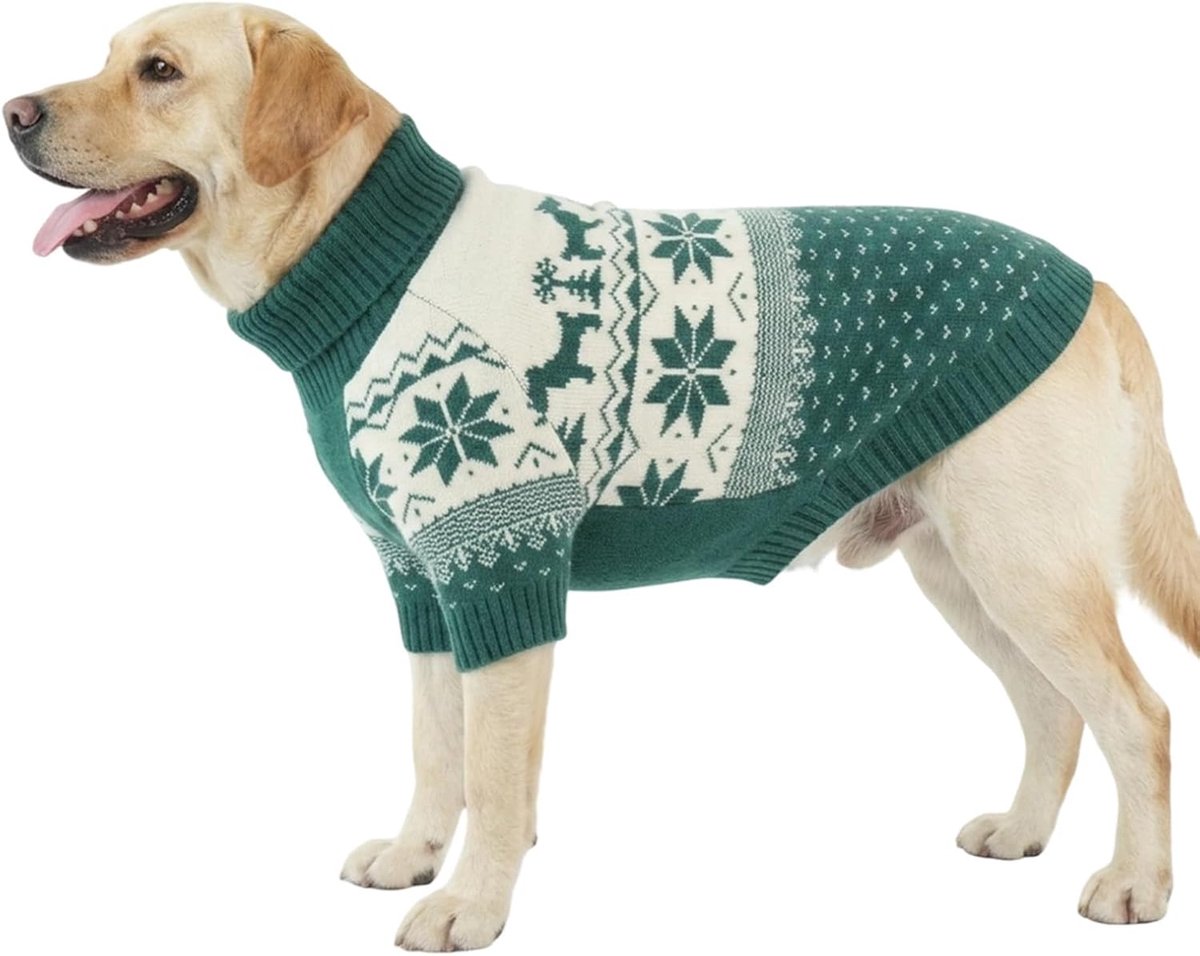 Coltrui voor honden met gat voor de achterkant, maat XXL, groen