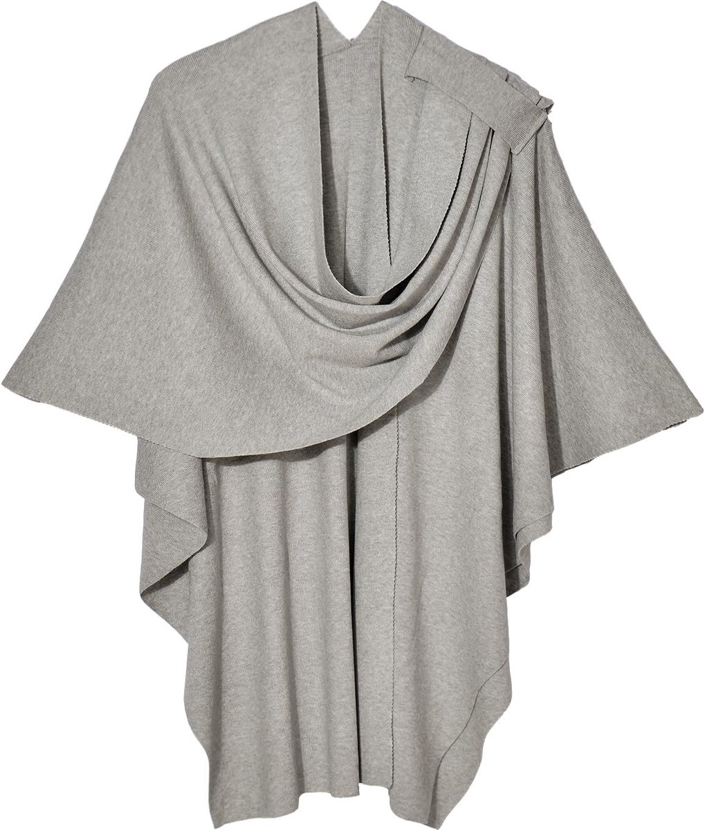 Girl Dames poncho sjaal kasjmier gevoel gebreide cape cardigan voor vrouwen cadeau voor moeder