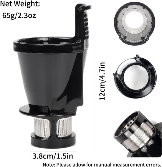 Vervangend Juicer Schermfilter voor Slow Masticating Juicers - Geschikt voor Modellen 8006, 8005, 8004, 8003, Hoogwaardige Accessoires voor Optimale Sapextractie — afbeelding 5