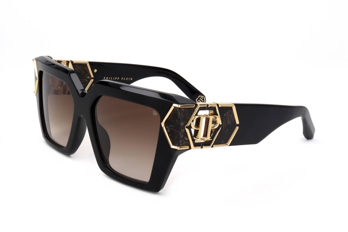 Philipp plein SPP135M 700Y Zonnebril - Dames - Zwart