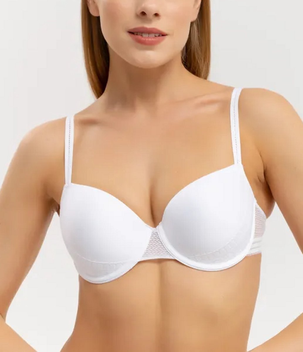 Passionata Sofie - voorgevormde bh - maat 80D - wit - P41QN6-010