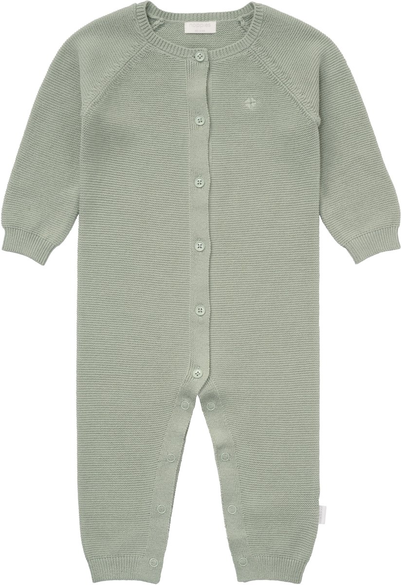 Noppies Monrovia Boxpakje Lange Mouw - Maat 68 - Iceberg Green
