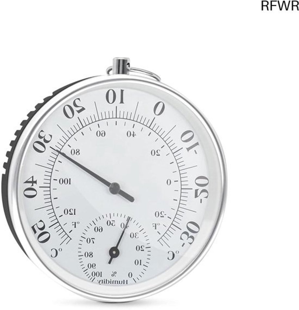 RFWR® Analoge thermometer en vochtigheidsmeter voor binnen en buiten - Betrouwbare klimaatregeling