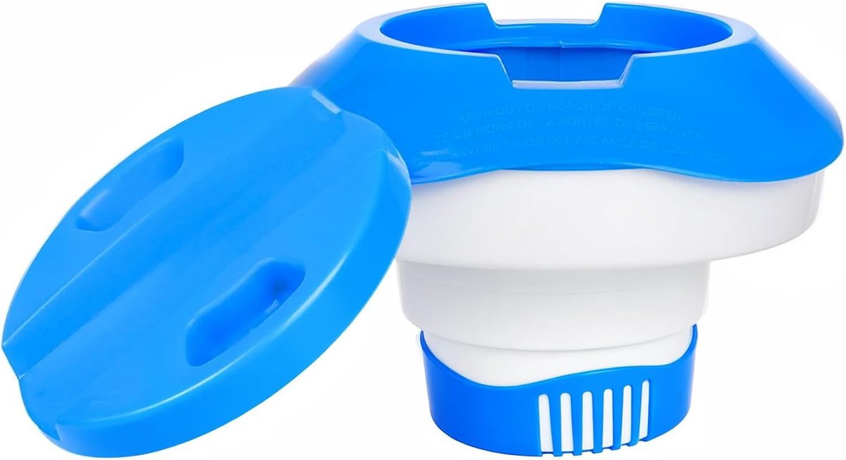 Zwevende Chloor Dispenser voor Chloortabletten, Ideaal voor Zwembaden en Spa's, Eenvoudig in Gebruik en Duurzaam Ontwerp