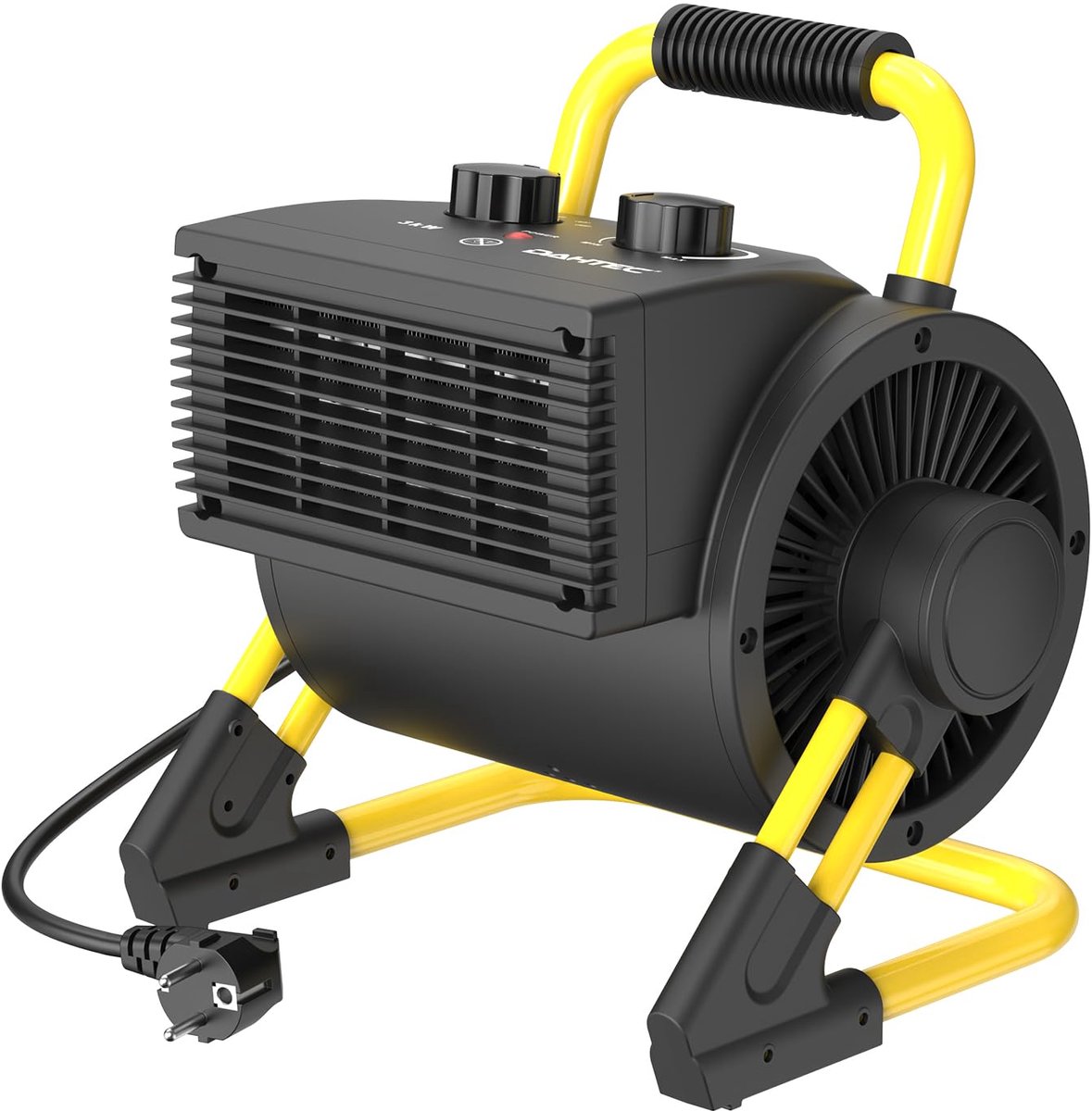 Ventilatorkachel 3000 watt - compacte elektrische kachel - instelbare thermostaat - ideaal voor thuis en kantoor - ShopVlot