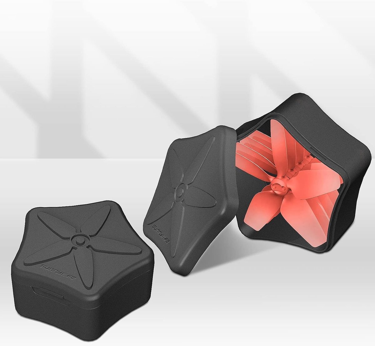 Propelleropslagdoos voor drones, 4 Stuks 2925S Propellerbladen, Schokbestendig en Stofdicht Bescherming voor Drones