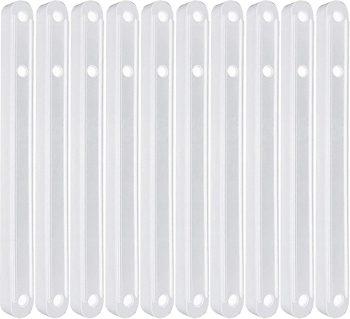 Geleidingsstrips, 5 paar kunststof rails voor laden, uittrekbare organizer, opberggereedschap voor meubellade (180 mm)