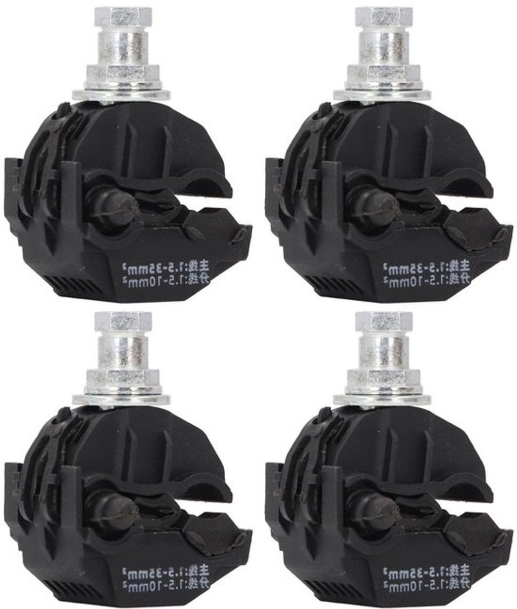 Allecto Plus - 5 stuks Isolatie Piercing Connector voor Traincing Low Voltage - 1 kV - Zonder klem - Set van 5 stuks.