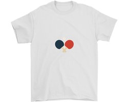 Ping Pong Shirt – Twee Gekruiste Pingpongrackets – Sport Outfit – Unisex T-Shirt voor Dames & Heren – Sport Cadeau