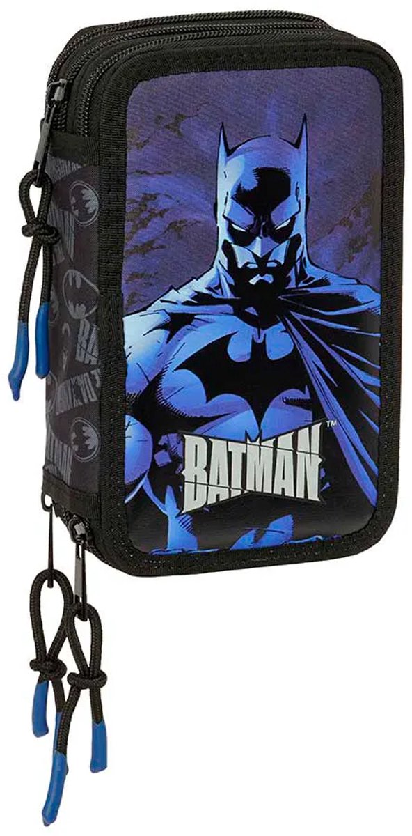 Safta Batman 12.5x19.5x5.5 Cm Triple Etui Grijs Man