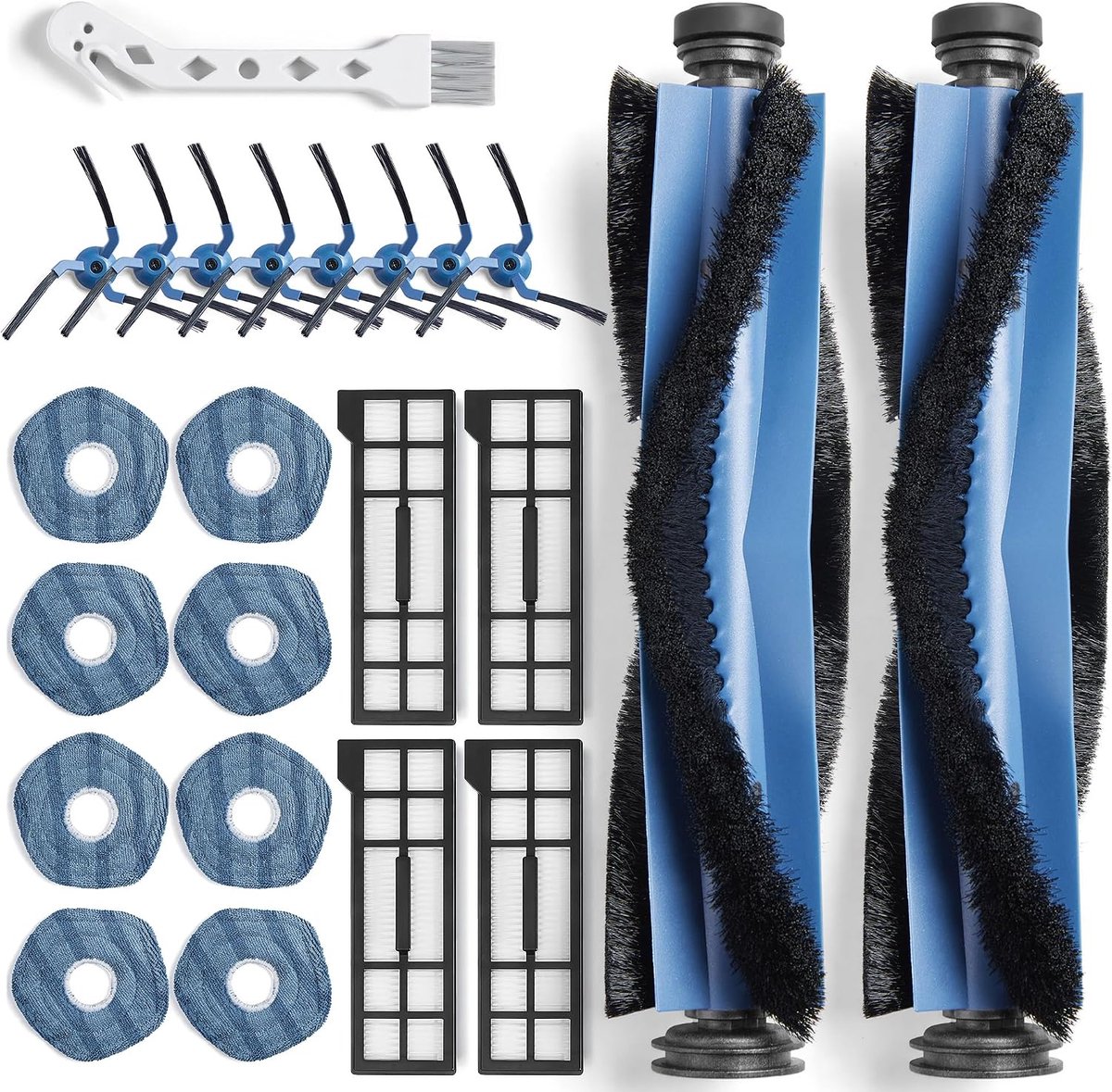 23 Stuks vervangende accessoires voor Eufy X10 Pro Omni stofzuiger,