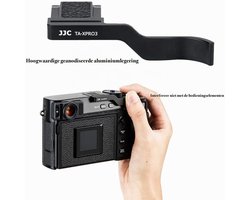 Metaal Hot Shoe Duim Grip voor Fujifilm X-Pro3, X-Pro2 en X-Pro1 Camera - Verbeterde Balans en Grip voor Fotografie en Videografie